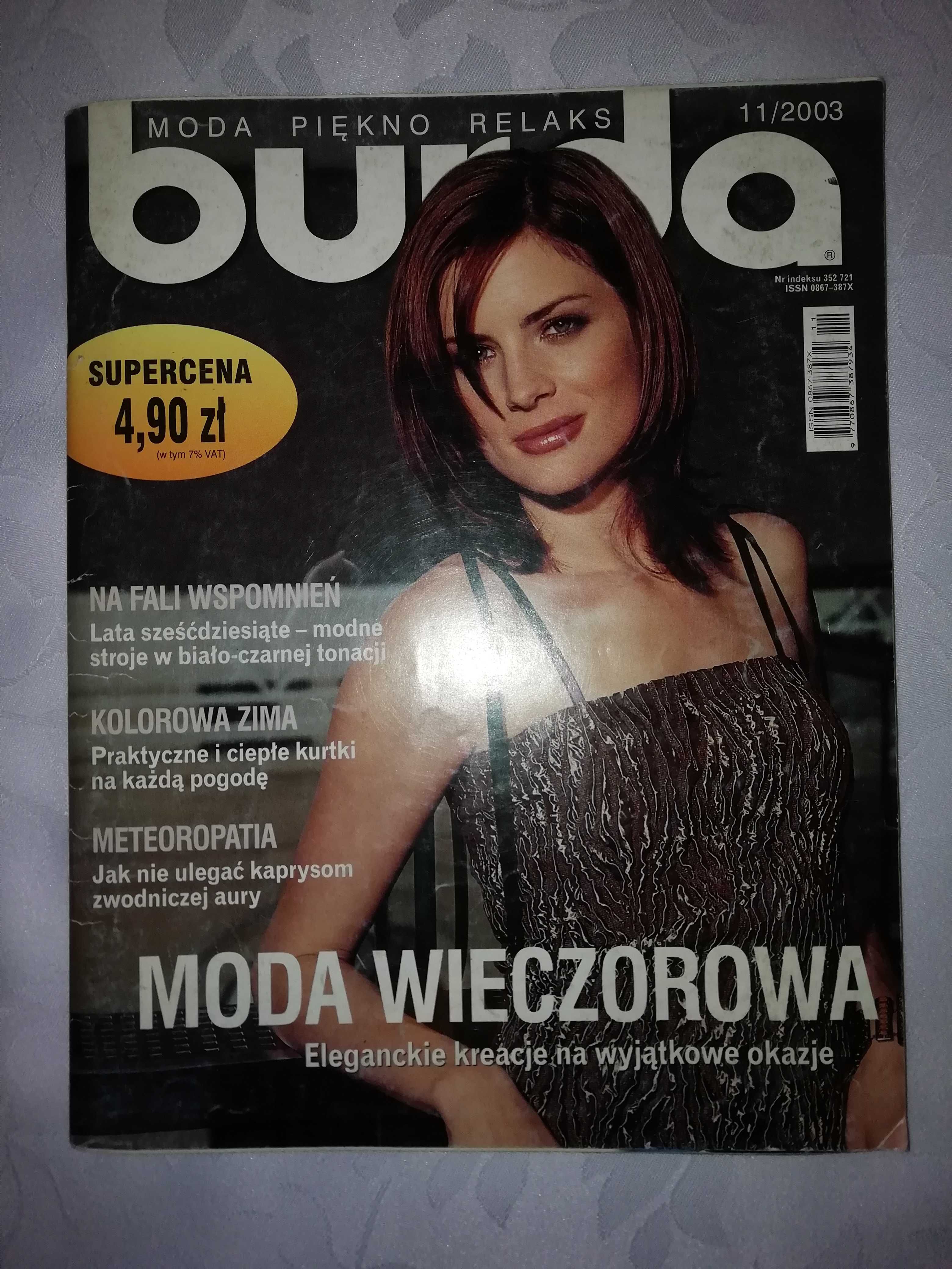 Burda 11/2003 czasopismo krawieckie