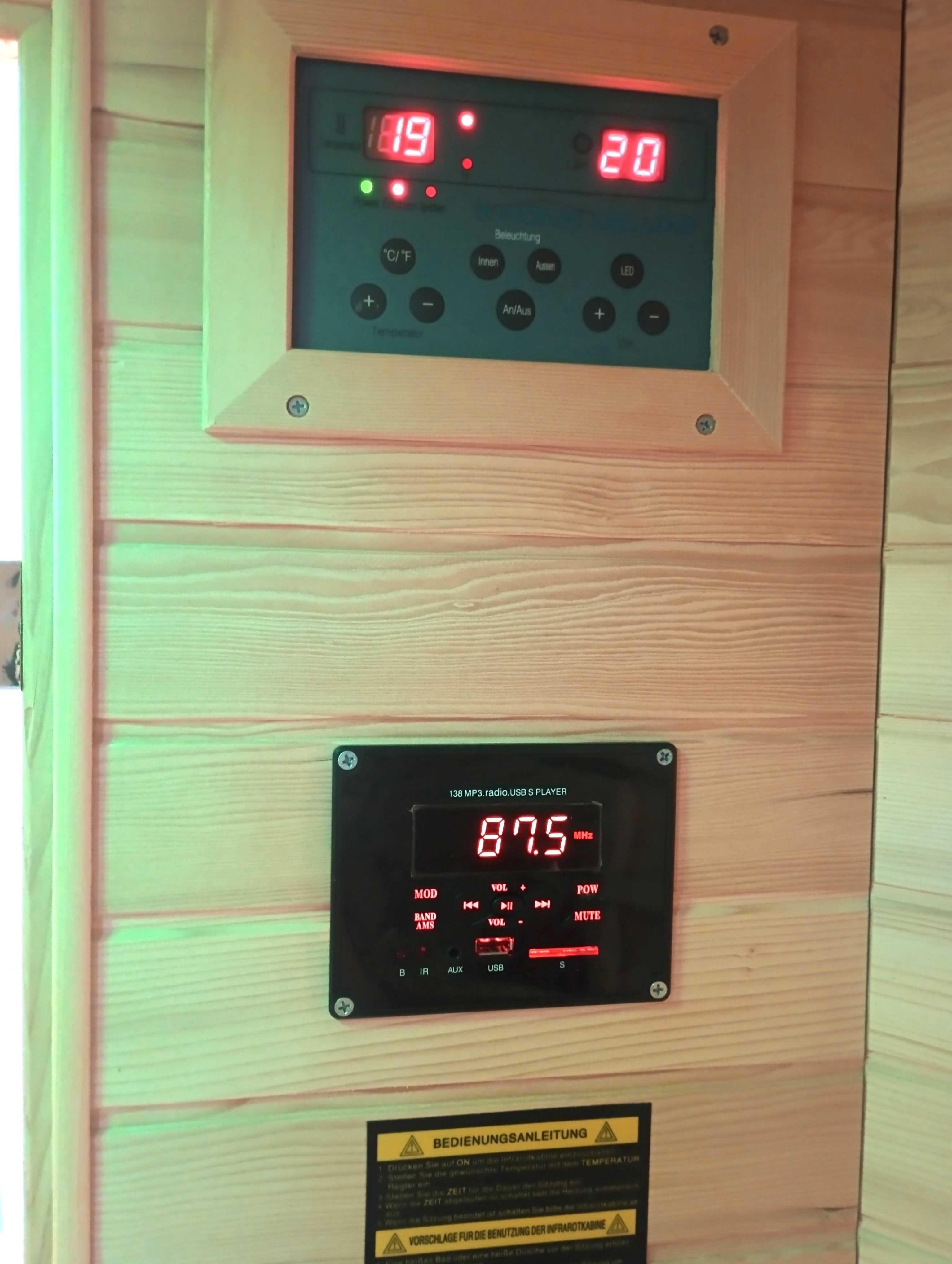 Cabina infravemelha como nova e Marquesa de massagem