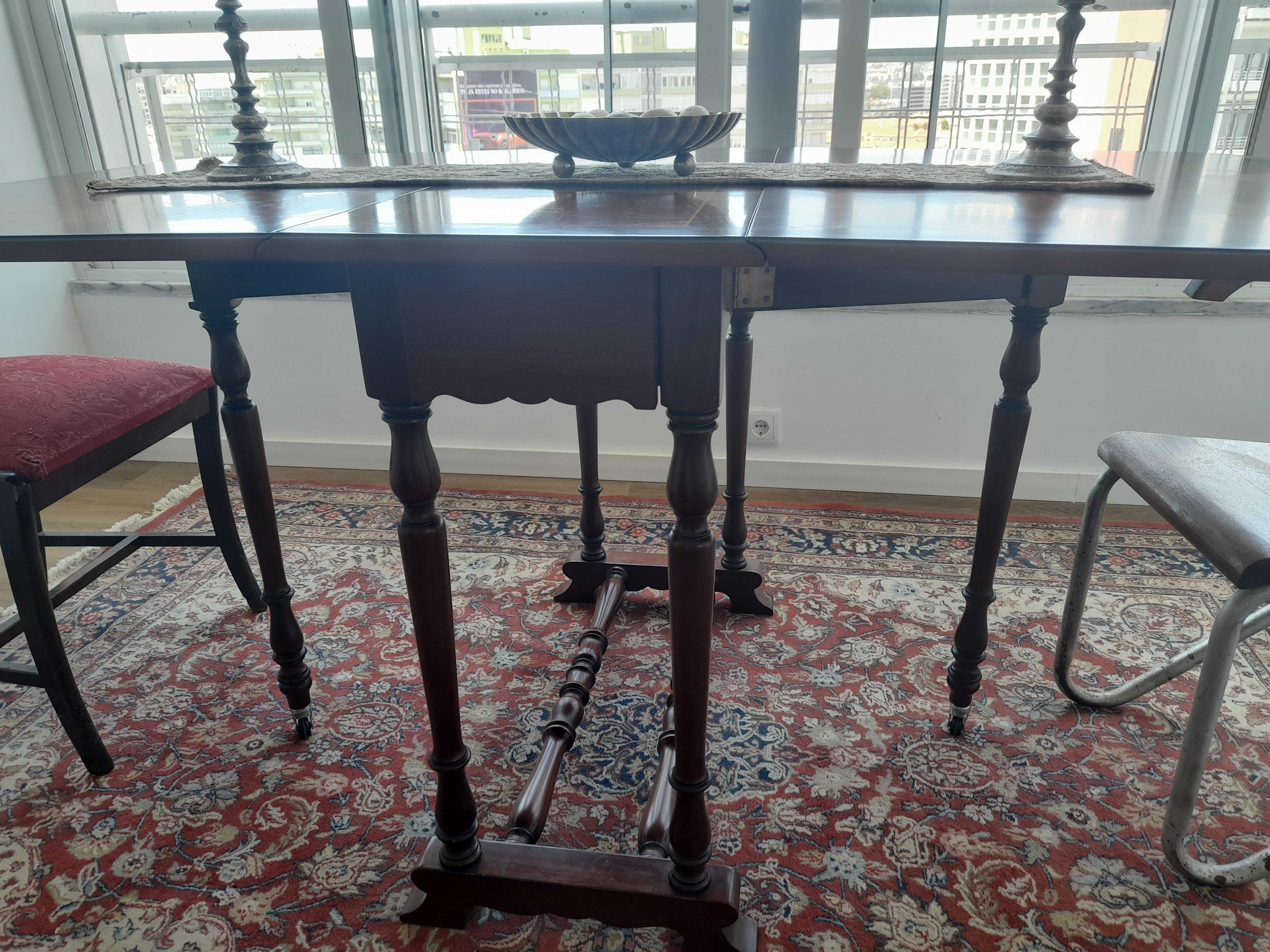 Mesa de abas de casa de jantar (com filet)