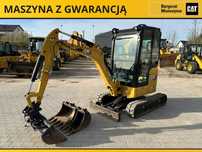 Caterpillar 302  Minikoparka 302CR - Gwarancja 12 miesięcy, 3 łyżki, niski przebieg