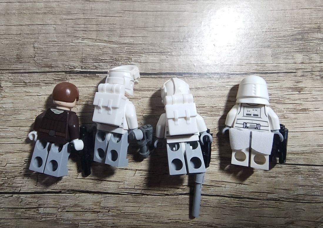 LEGO star wars figurki hoth han solo rebel trooper snowtrooper