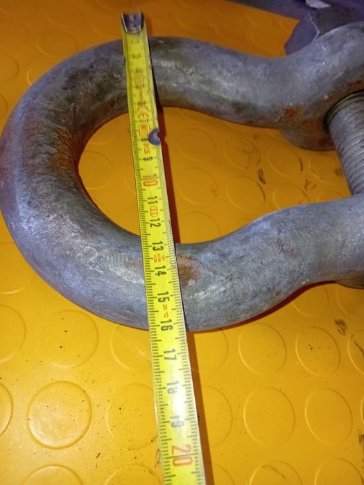 Manilha de elevação.  Garade dimensão