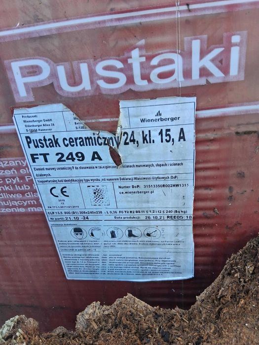 Sprzedam cegłę nowa 5 zl szt posiadam 400 szt