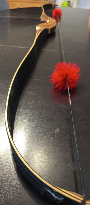 Łuk hunter Buck Trail Antelope 60 cali + skórzany kołczan + 10 strzał