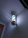 Lizak plafon barbershop pole lampa salon