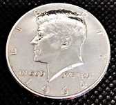 1964 half Dólar Kennedy Prata 90%, Icg MS67, accented Hair