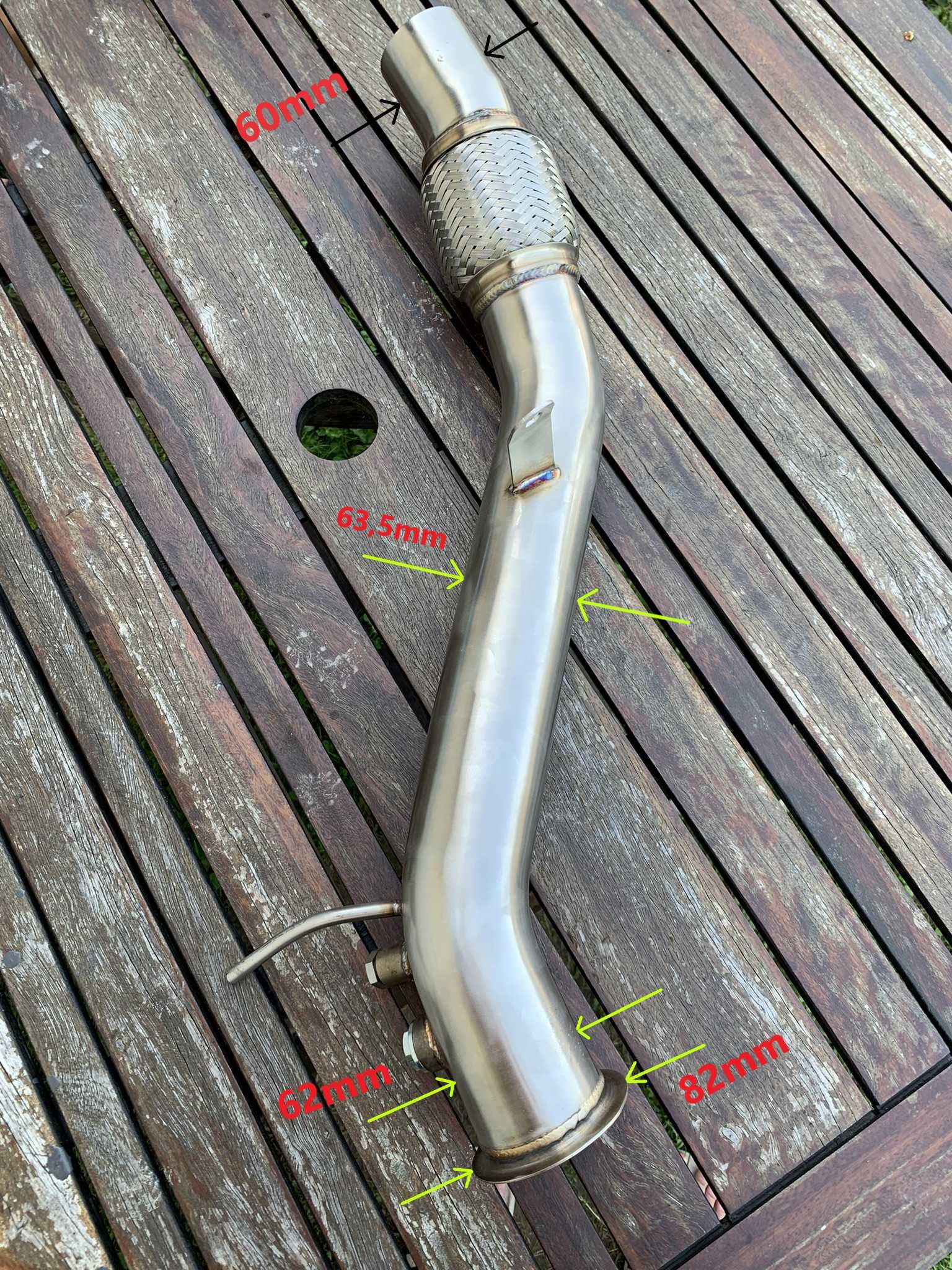 Downpipe bmw n47 e90 e87 e60