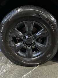 Оригинальные диски r17 6/139.7 Toyota LC prado 150 с резиной Hankook