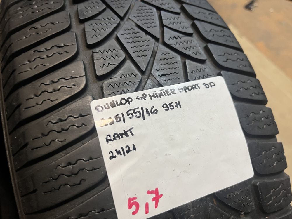 2x 225/55/16 95H DUNLOP SP WINTER 3D opona zimowa