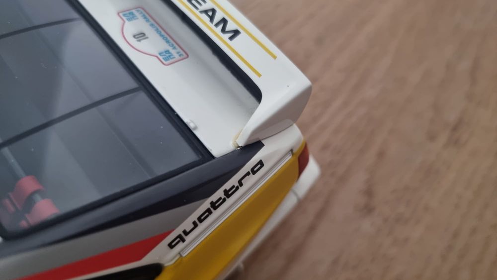 AutoArt 1:18 Audi Rallye Quattro #10 S. Blomqvist Acropolis