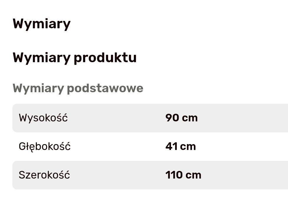 Zestaw Mebli  MIA