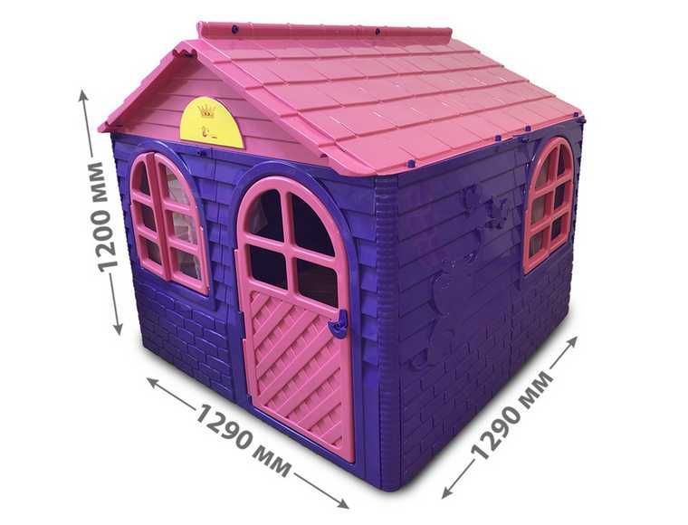 Детский игровой домик Большой С Шторками 137х130х120 см