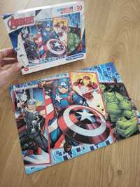 Puzzle Clementoni 30 el. AVENGERS
Kompletne
Stan idealny
3+