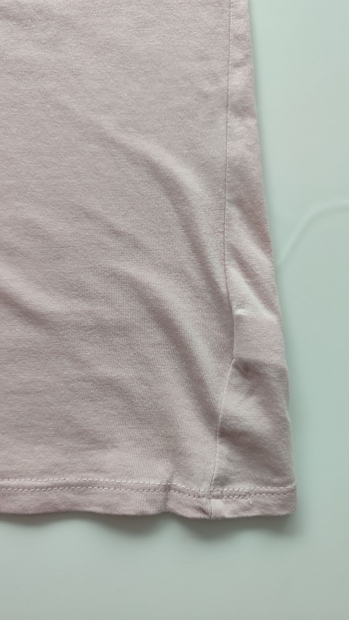 Różowa koszulka z truskawką 140 Sinsay bawełniany t-shirt