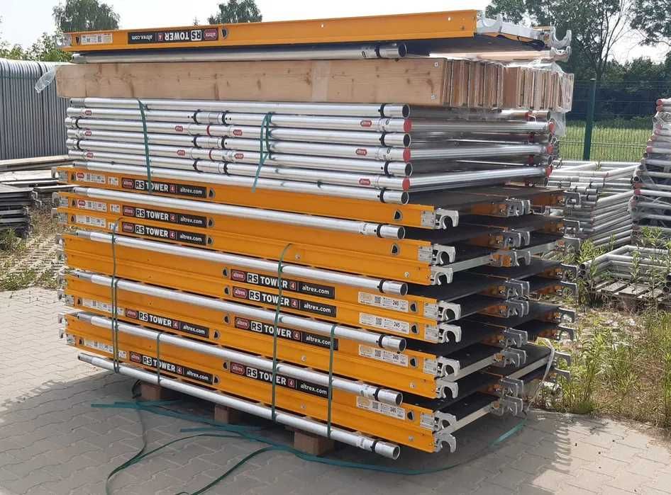 Rusztowanie aluminiowe jezdne - wynajem od 50 zł/doba