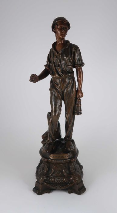 Escultura O Mineiro ("Le Mineur") 41 cm