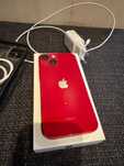 iPhone 13 mini czerwony (red) 256 zadbany 86% kondycja baterii