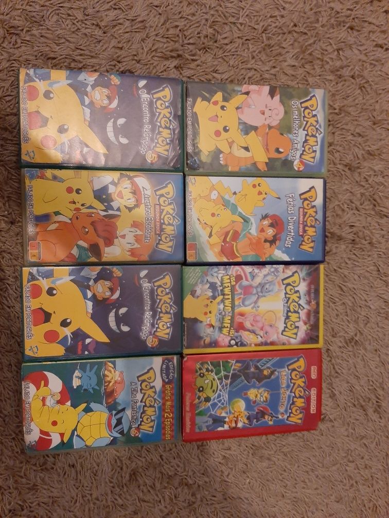 Cassetes VHS Pokemon