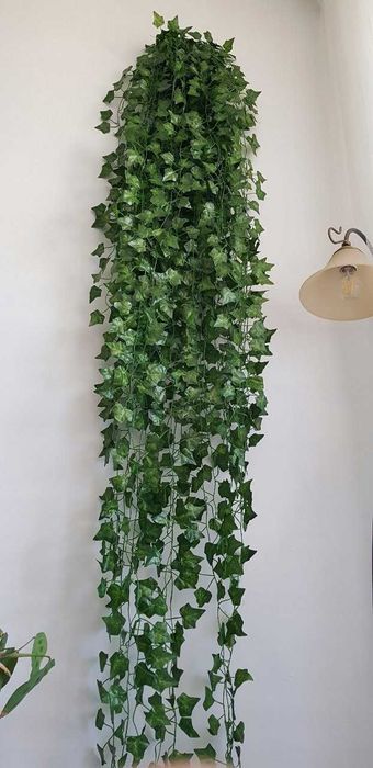 Sztuczny Bluszcz x24 Sztuki Na Balkon Girlanda Sztuczne Liście 50 M