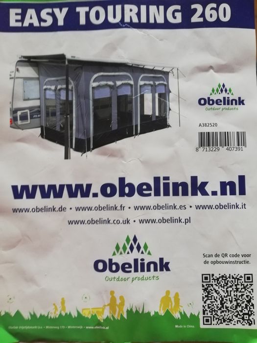 Namiot Przedsionek do Markizy (Nowy) Obelink