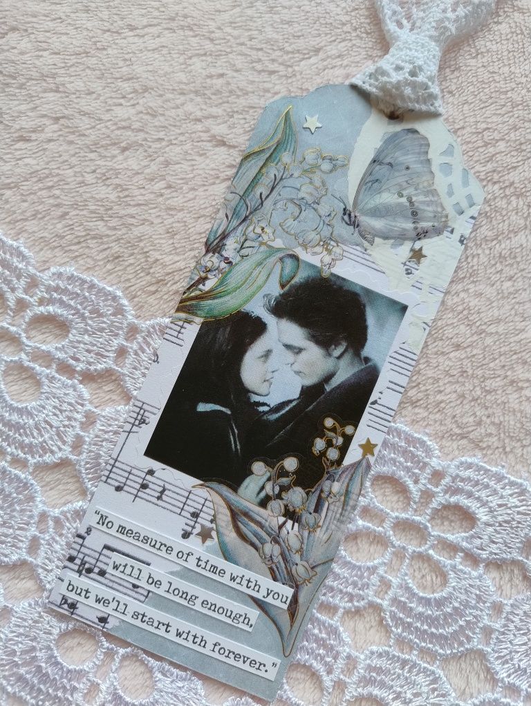 zakładka do książek Bella x Edward Zmierzch Twilight handmade