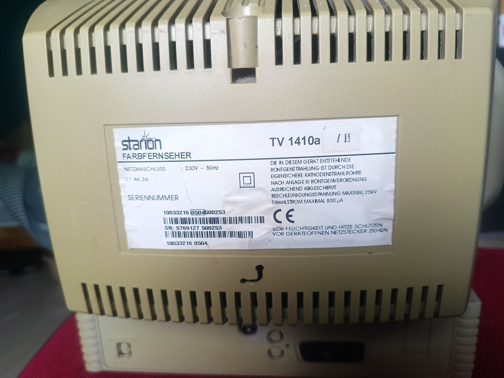 Starion TV 1410a – telewizor CRT do retro gamingu