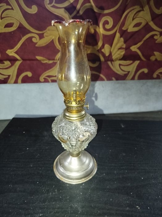 Lampa naftowa antyk