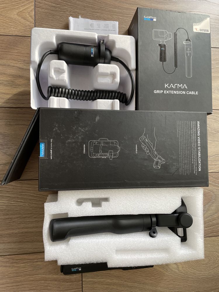 GoPro Karma Grip z przedłużką, zapasowa bateria