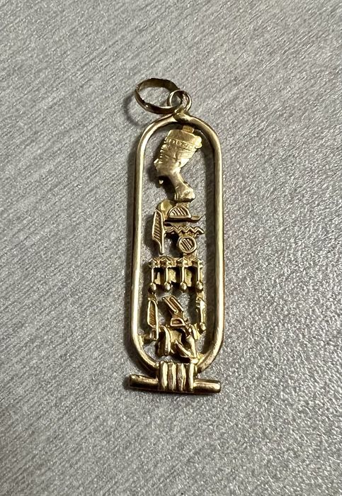 Złoto 750,zawieszka starożytny Egipt