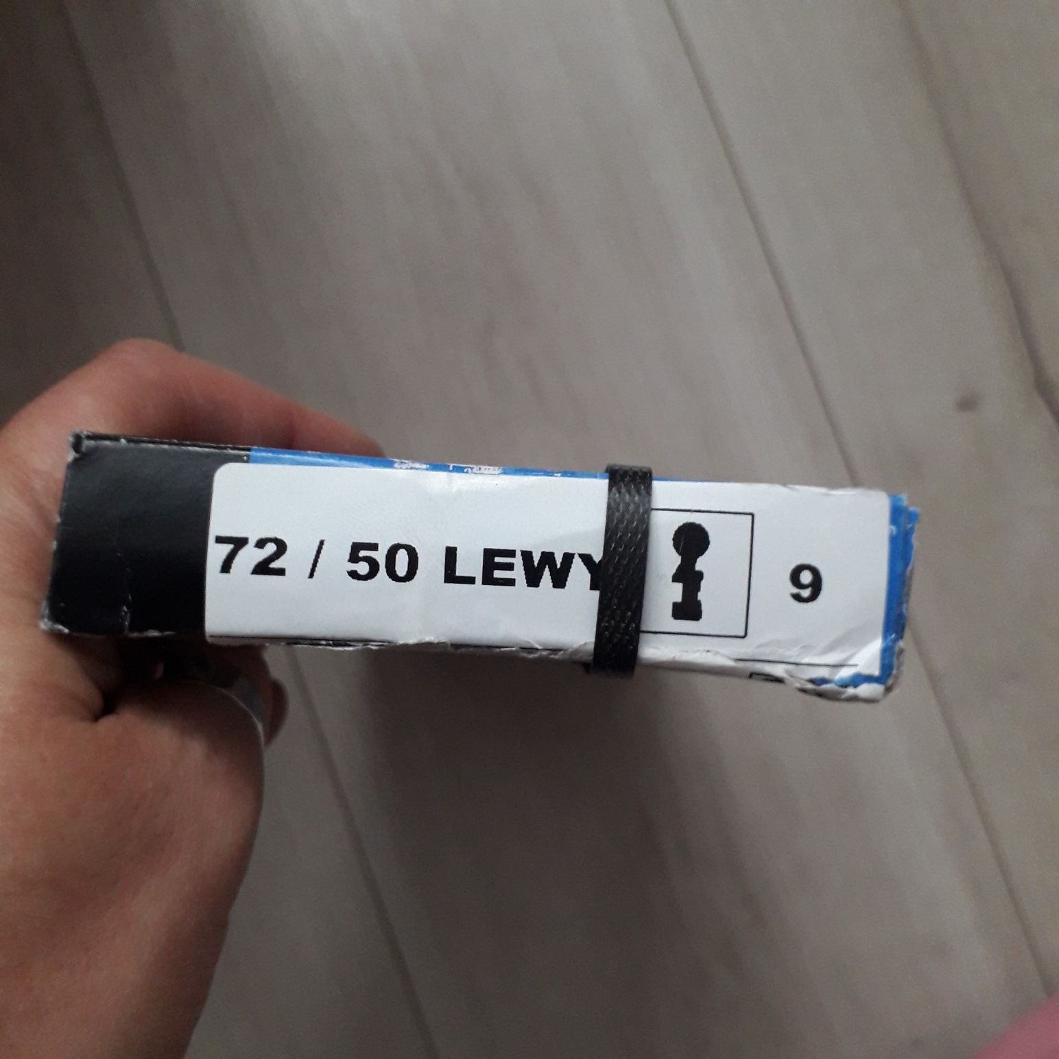 Zamek wpuszczany 72/50 prawy lub lewy