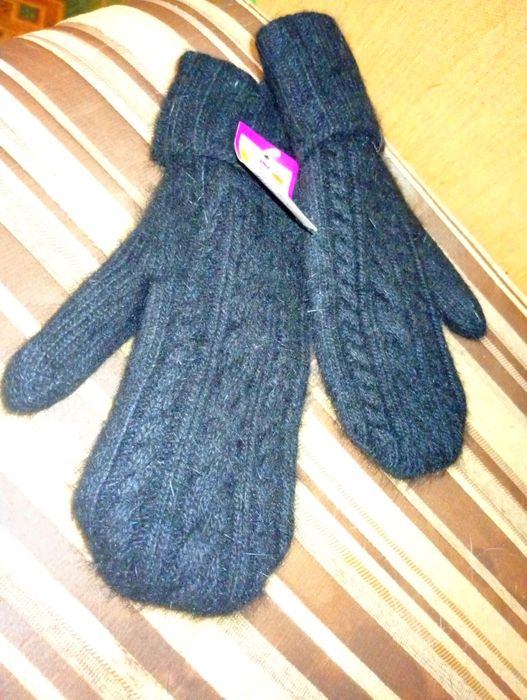 Новые варежки качество.Ангора