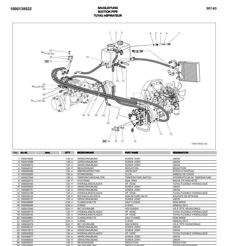 Katalog części ładowarka kołowa Kramer 118 (307-56)