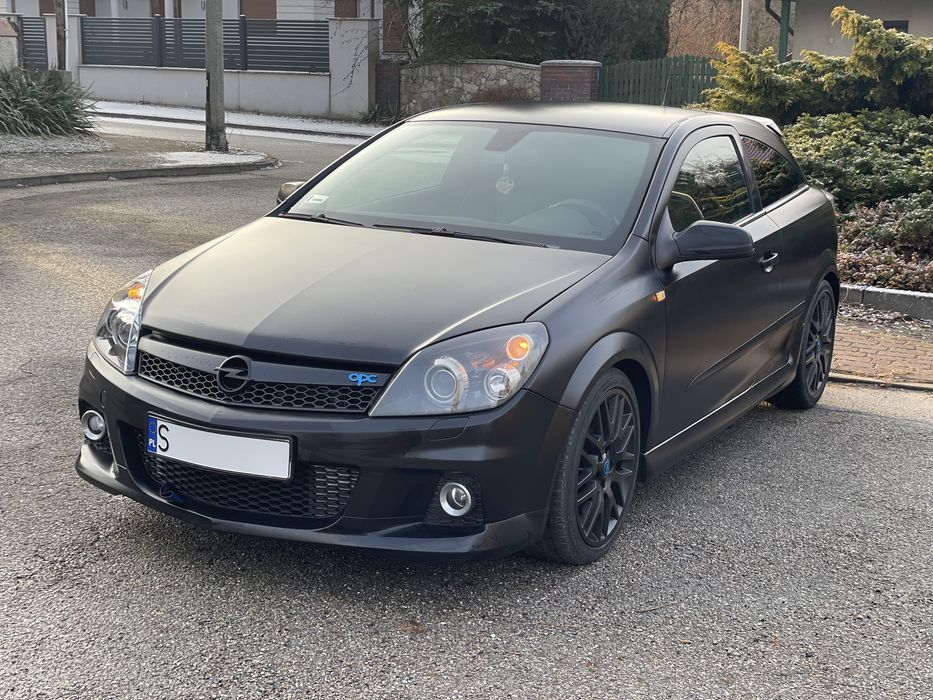 Opel Astra H OPC 2.0 240 koni + Gaz! Unikalny Kolor Czarny MAT!