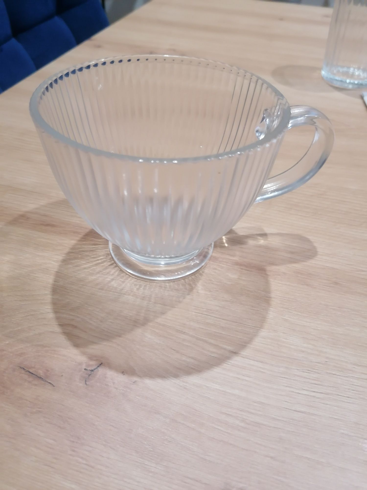 Szklanka ryflowane do kawy  latte, drinków, herbaty