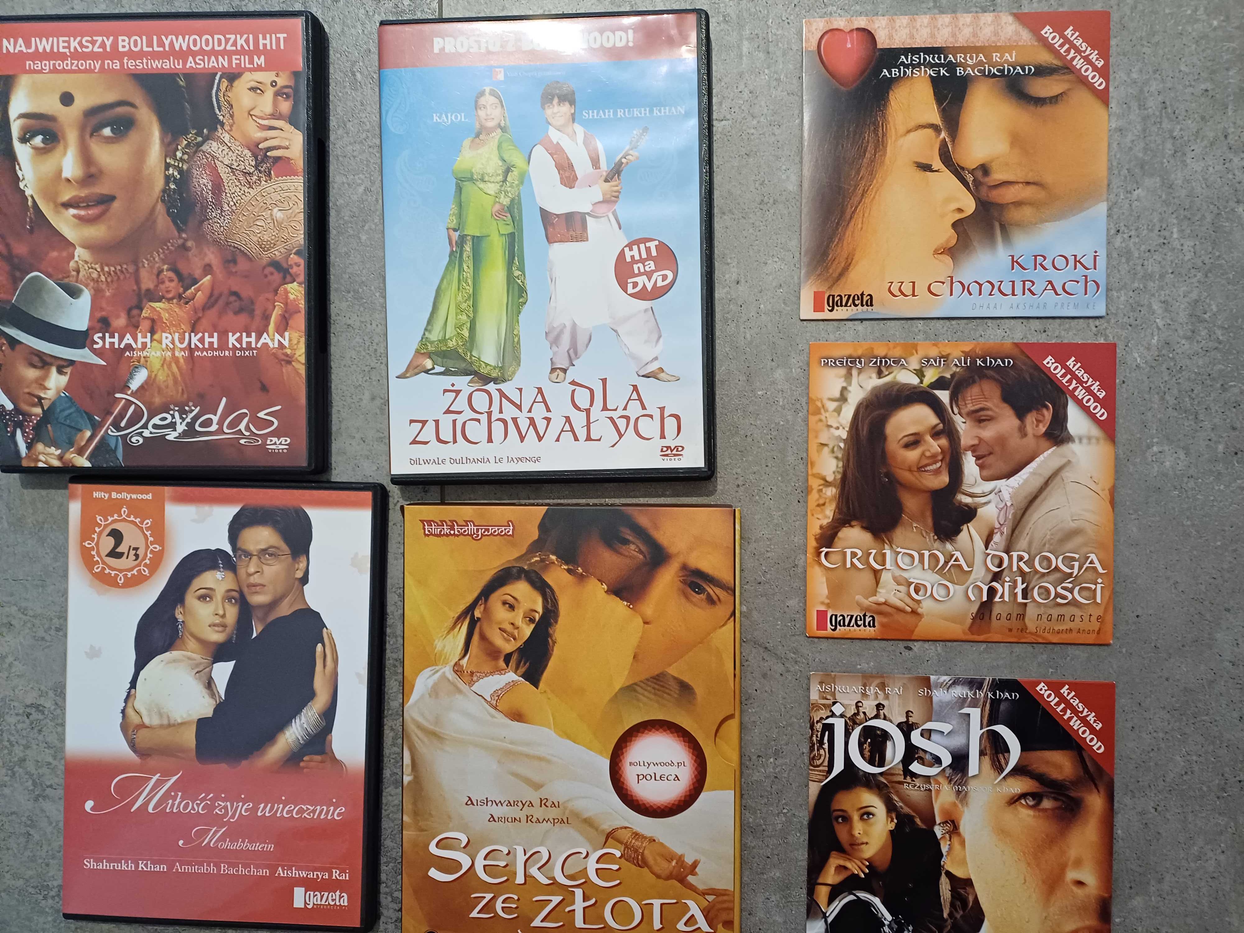 Filmy Bollywood - zestaw szt