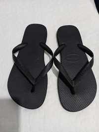 Havaianas 41-42 pretas unisexo