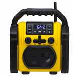 Radio Przenośne Budowlane Bluetooth FM AUX