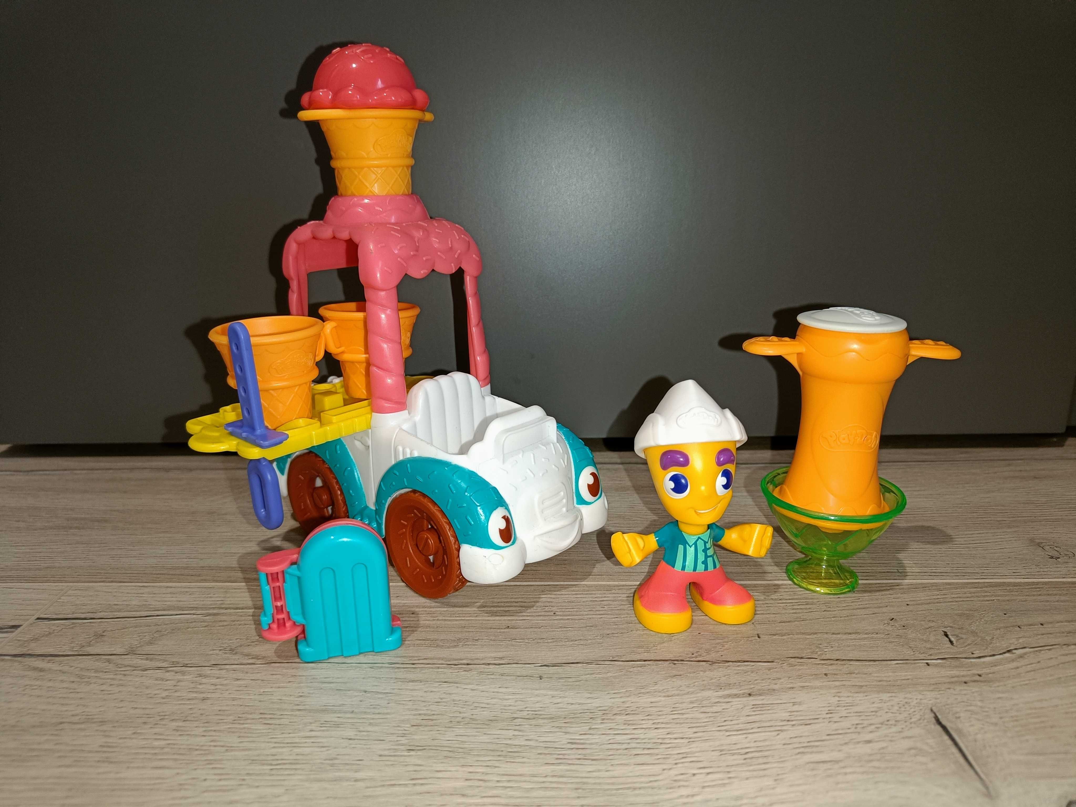 Play-Doh Wóz Strażacki Samochód Z Lodami My Little Pony Dostawca pizzy