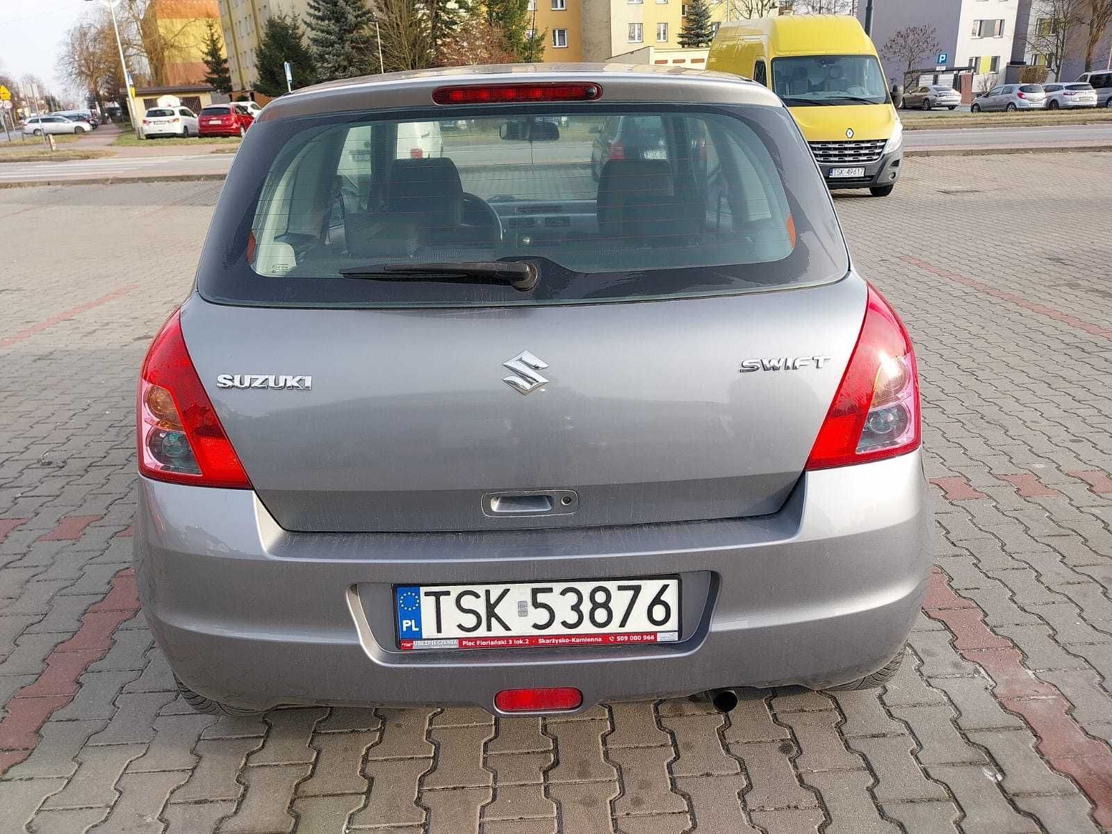 Suzuki Swift III poj.1328 cm3 benzyna 2009 rok Bezwypadkowy Super stan