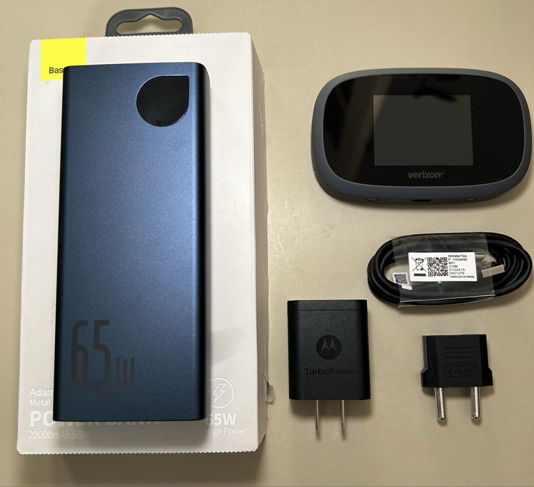 4G LTE WiFi модем inseego 8800l + павербанк Baseus 65w 20000mAh