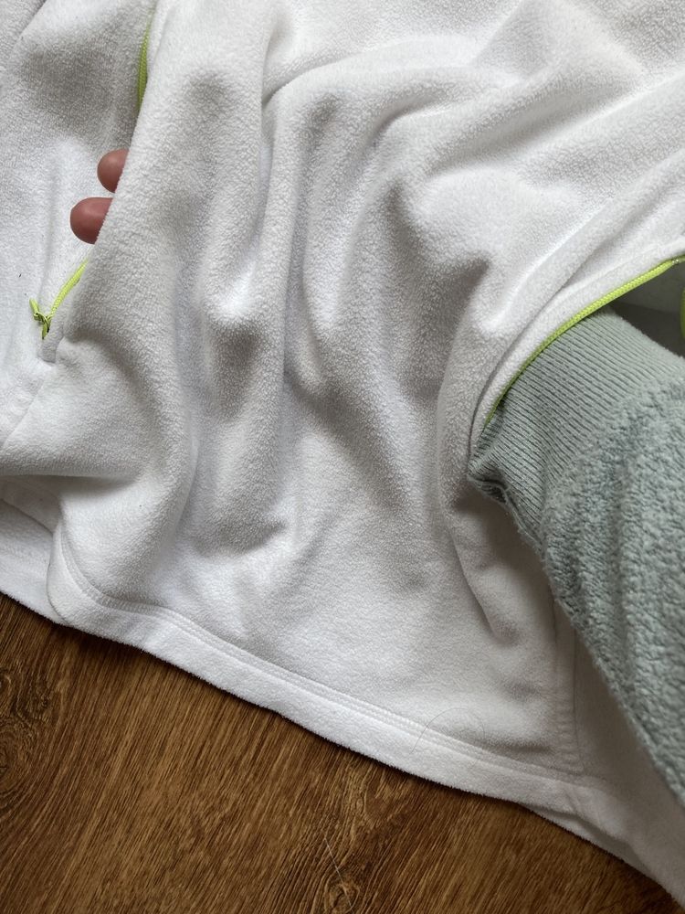 Biała ciepła bluza damska decathlon quechua rozm. M