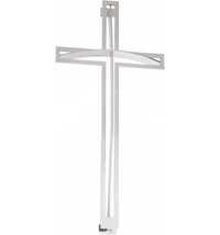 Krzyż nierdzewny,krzyż na pomnik, na nagrobek,srebrny