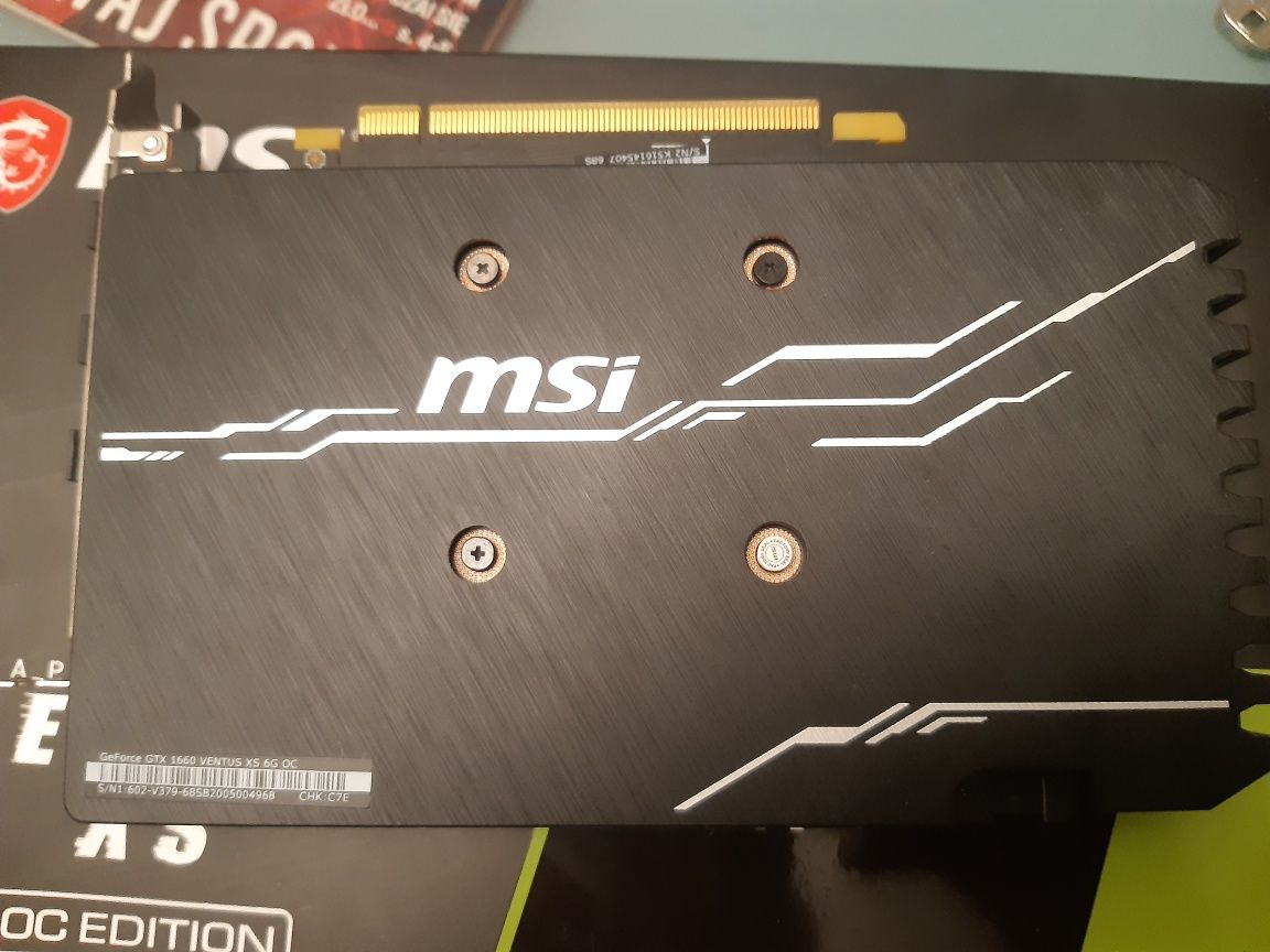 Karta graficzna NVIDIA MSI GEFORCE GTX 1660  6 GB Ventus XS OC