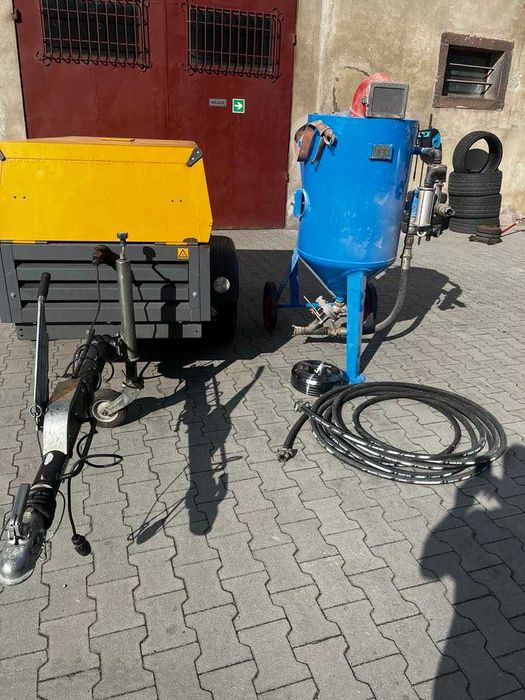 Wynajem Zestaw do Piaskowania.Piaskarki kompresory Zestawy!!!