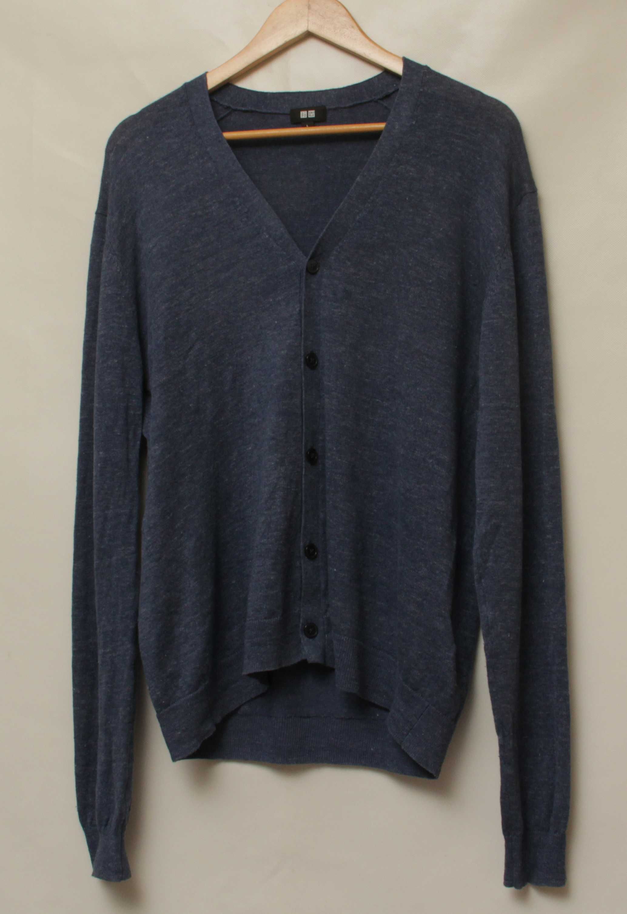 Uniqlo рр L кардиган из льна