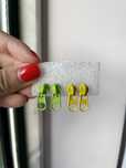 Conjunto brincos mola