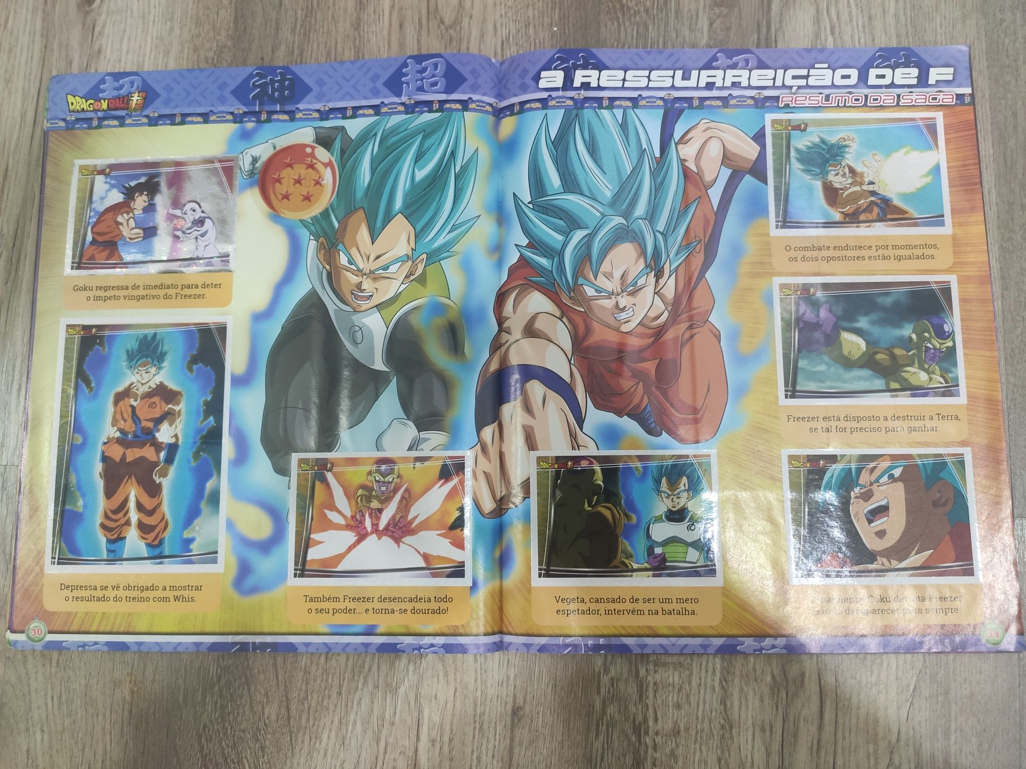 Caderneta Dragon Ball Super completa