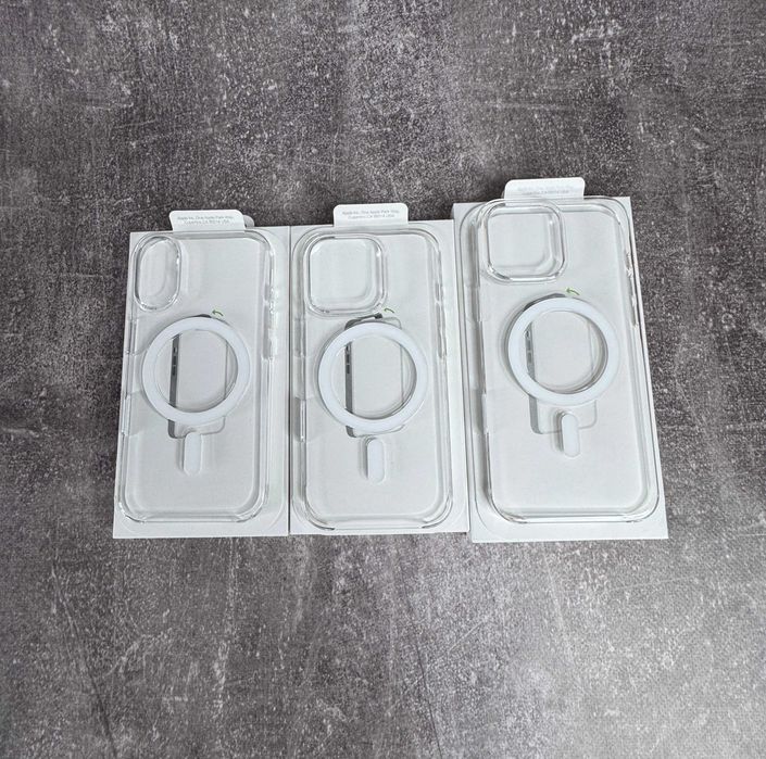 Чохол Clear Case MagSafe з кнопкою + Animation iPhone 16 16 Pro Max