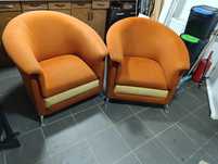 Fotele duże, solidne, komplet 2 sztuk + ewentualnie sofa rozkładana