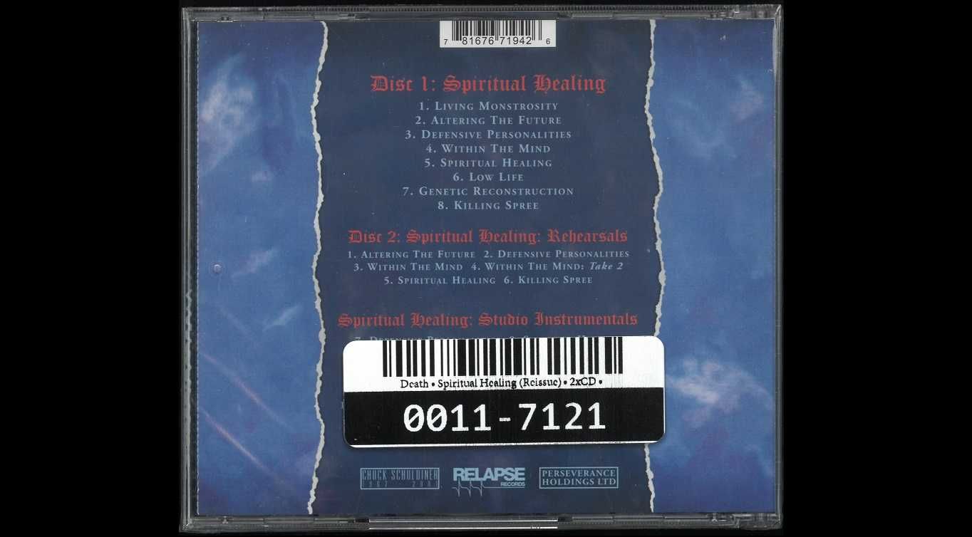 Death – Spiritual Healing. Płyta CD. Nowa
